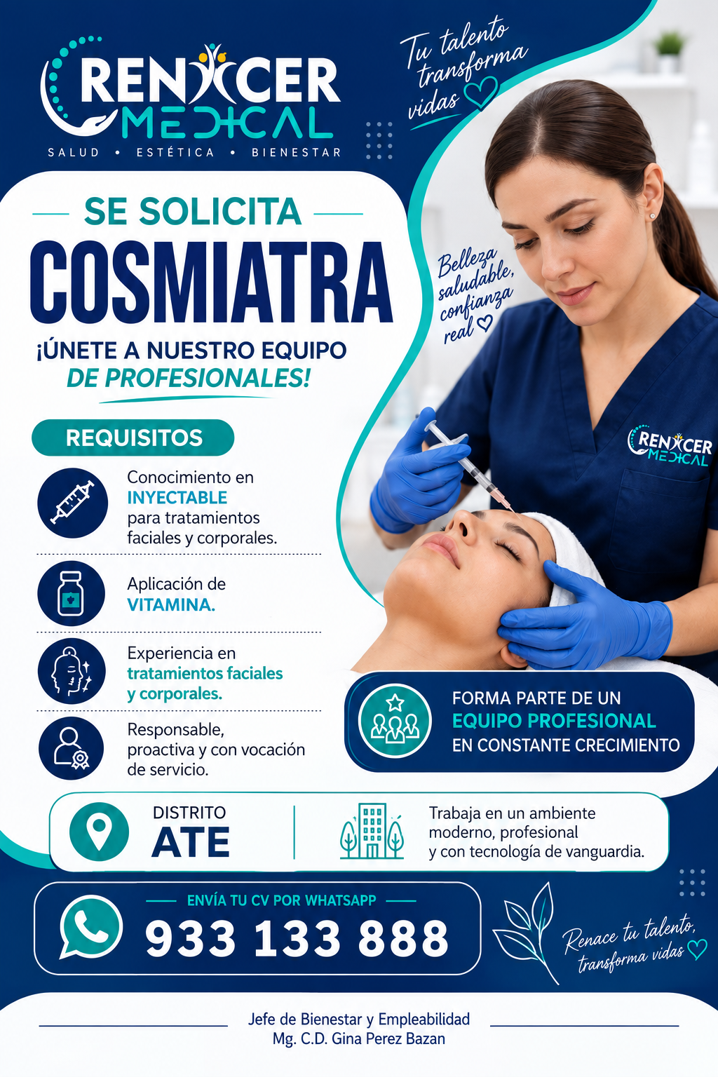 Oferta laboral Cosmiatra